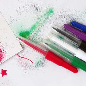 正品吹吹笔吹画笔喷画笔魔笔彩色幼儿园礼品涂色儿童学生水彩笔