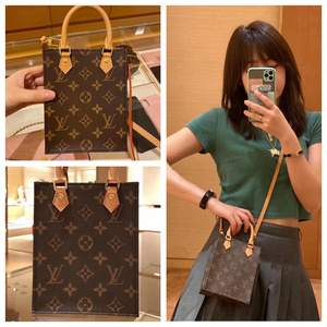 代购lv路易威登女包经典老花tote琴谱包手提单肩风琴包m69442