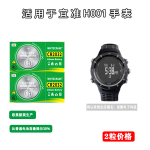 适用于EZON宜准H001 A01运动手表专用纽扣电池电子