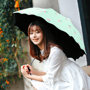 公主雨伞女士防晒遮太阳伞三折叠创意韩国晴雨两用伞防紫外线