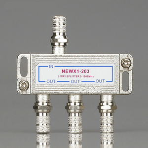 正泰有线电视分配器一分三闭路一进三出电视三分器电视分支器