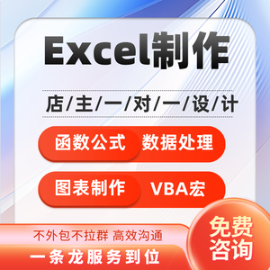 专业WPS Excel问题帮代做作vba表格制作图表函数数据处理统计分析