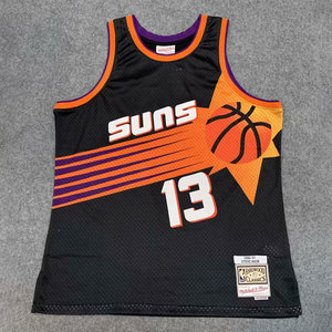 夏季太阳队篮球服上衣复古球衣9697主场纳什13号diy印字运动背心