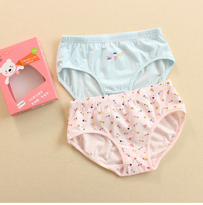 莫代尔纯棉12岁女童内裤柔软高腰儿童三角裤学生裤头女孩面包裤