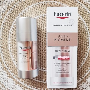 海淘现货eucerin/优色林anti-pigment双管提亮精华30ml 22.10批