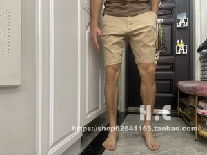 美国AF Abercrombie Fitch22男新款透气弹力休闲短裤西短卡其裤