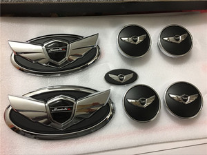 06-15款现代新胜达专用改装车标 翅膀标 7件套韩国进口