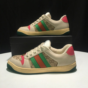 秋季经典酷奇正脏脏鞋复古做旧板鞋女平底情侣款百搭g家休闲男鞋