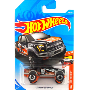 2018-348 风火轮hotwheels 福特猛禽f150 皮卡大脚越野车车模玩具