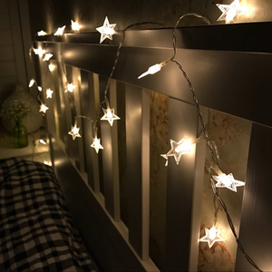 LED满天星星灯彩灯串灯电池拍照道具布置装饰串婚房求婚宿舍寝室