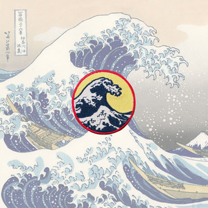 神奈川冲浪里t恤