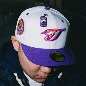 new era美职棒mlb多伦多蓝鸟30赛季侧标复古logo全封闭平檐棒球帽