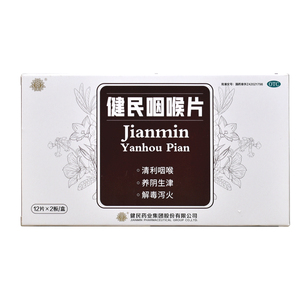 叶开泰 健民咽喉片 24片