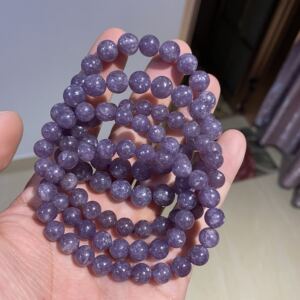 紫锂云母手链