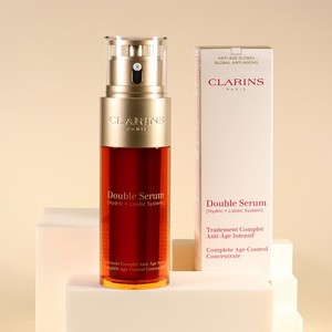 日上免税店 法国clarins娇韵诗双萃精华露50ml修护保湿抗衰100ml