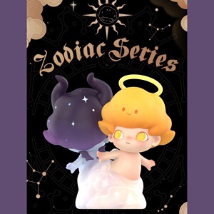 泡泡玛特dimoo十二星座系列盲盒双子双鱼水瓶白羊金牛天秤座全款