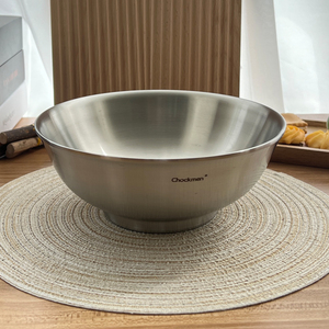 加厚 304不锈钢双层大碗20CM泡面碗隔热防烫米线碗螺蛳粉碗
