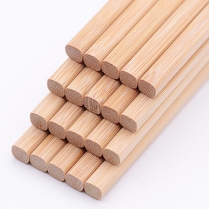 竹筷子家用50双装竹木快子家庭套装10双防霉竹子天然无漆无蜡筷子