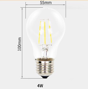 佛山 灯丝型 全周光 LED 球泡 E27 G45 2W A55 4W 灯泡 2700K