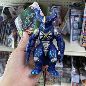 00电子哥莫拉虚拟哥莫拉实体化艾克斯奥特曼万代500怪兽软胶人偶76