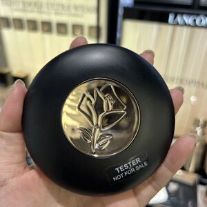 新版！Lancome兰蔻小飞碟气垫黑金持妆粉底液po01粉饼遮瑕服帖13g