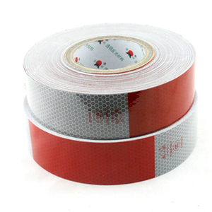 反光条警示贴纸 汽车装饰贴红白 通明反光条 货车卡车反光标识