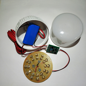 太阳能家用铅酸6v锂电池7.4v11.1v12v光源灯板红绿蓝白光led灯泡