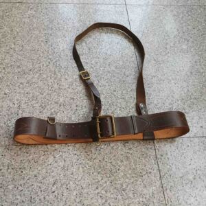 苏联苏军双排双扣军官皮腰带 腰围91-114cm 2