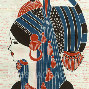 广西少数民族手工艺术蜡染壁挂90*56cm 茶楼酒吧客栈装饰挂件礼品