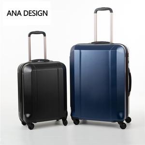 日本ana全日空纯pc行李箱hinomoto静音刹车轮ykk拉链