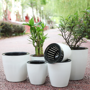 自动吸水花盆家庭养花神器绿萝花卉创意盆绿植盆栽桌面塑料种植盆