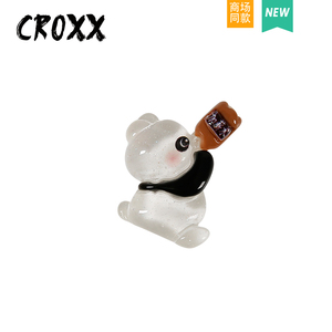 CROXX 洞洞鞋配饰熊猫快乐水鞋花卡骆驰crocs装饰扣卡扣 智必星