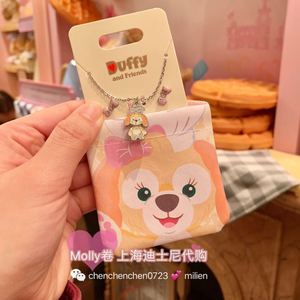 可琦安cookieann厨师狗吊坠项链耳钉套装饰品 上海迪士尼国内代购