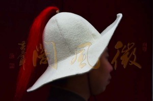 范阳笠 帽子 配汉服,甲胄配帽 林沖帽子