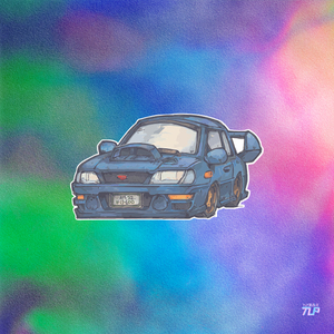 tlp反光车贴 头文字d藤原文太sti gc8v漂移改装装饰防水贴纸