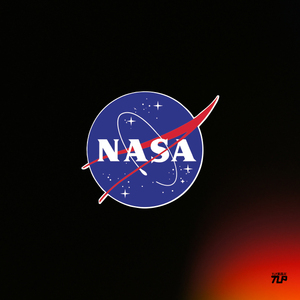 tlp反光车贴 nasa美国宇航局标志太空星际笔记本行李箱摩托车贴纸