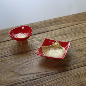 日式怀石料理餐具特色珍味小盘高脚酱料杯创意小菜碗酱汁下酒菜碟