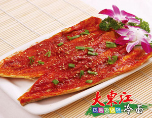 带皮明太鱼 辣鱼一条200多克 鸡西冷面菜 大东江超级锦玉朝鲜辣菜
