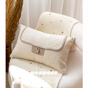轻奢风意大利雪尼尔包包设计师抱枕套客厅沙发腰靠枕床上装饰靠枕