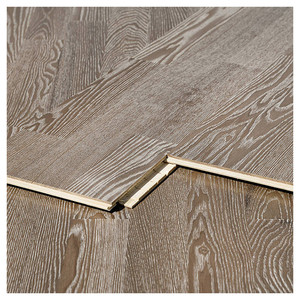 圣象地板三层实木复合地板白蜡木家用现代灰色地板ks8364