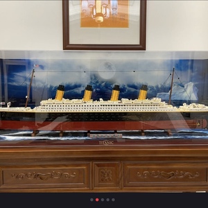 泰坦尼克号积木乐高船拼装成人高难度大型10000颗粒模型男孩玩具