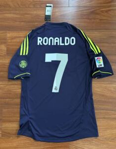 12/13皇家马德里客场110周年客场球衣足球服 c罗元年正版印字