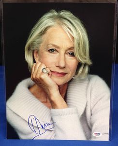 米伦 helen mirren 亲笔 签名 照片 附证书