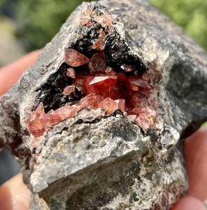 菱锰矿石原石 rhodochrosite 红纹石 精品矿物标本精美收藏品摆件