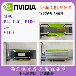 原装nvidia英伟达tesla p100 p40 m40 M60 V100秒P620加速gpu显卡