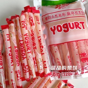 2袋包邮韩国进口kidswell乳酸菌酸奶果冻条可吸果冻儿童零食好吃