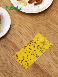 日本FaSoLa粘蝇纸黄板双面粘虫板强力灭蚊灭蝇神器飞虫果蝇一扫光