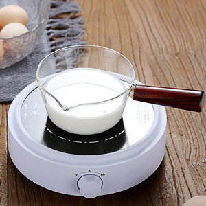 耐高温透明玻璃小奶锅烘焙热牛奶融化巧克力早餐宝宝辅食油炸日式