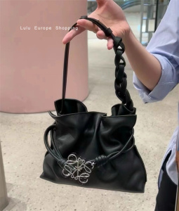 Loewe/罗意威Flamenco迷你福袋包mini抽绳水桶包 斜挎饺子包女包