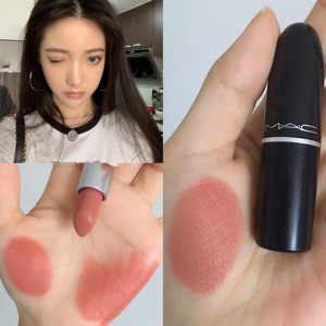 mac/魅可子弹头唇膏口红606 kinda sexy裸粉色 哑光